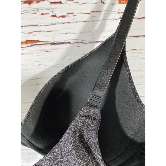 Victorias Secret Uplift Semi Demi Bra 32 C Black Underwire Padded Adjustable - Picture 11 of 11